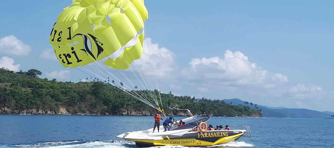 parasailing